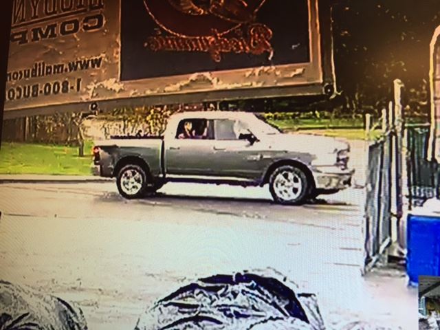 gray Dodge pickup truck